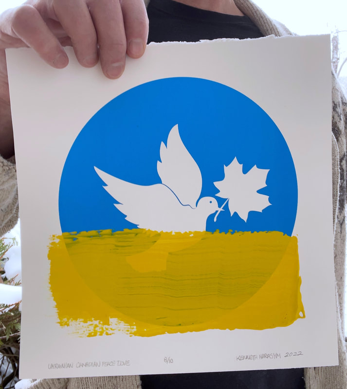 Ukrainian Canadian Peace Dove